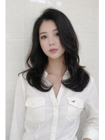 オーロ(ORO)&nbsp;愛され韓国ヘア☆小顔レイヤー×透明感ブルーブラック