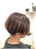 30代40代50代/2ブロ刈上げショートボブ/かっこかわいいショート