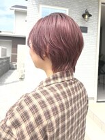 ココヘアー(coco hair)&nbsp;ラベンダーピンク×丸みショート