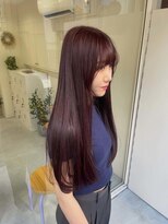 ウニ(uni) ◯ブリーチなしカシスレッド