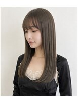 ルノヘアー(Lunohair)&nbsp;髪質改善ミルクティーベージュ×似合わせ×ブリーチなしカラー