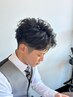 メンズカット＆眉毛カット￥6,600