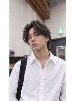 ロム 札幌大通(LOM) メンズウルフのセンターパート【札幌】