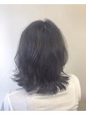 アッシュグレー【髪質改善カラーエステ】