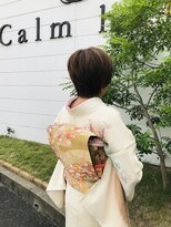 カルム ヘアー エコル(Calm hair ekolu) 百日の着付け《訪問着》