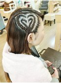 ハートコーンロウアレンジ【ヘアアレンジ  立川/立川南/八王子】
