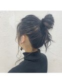 おだんごヘア。