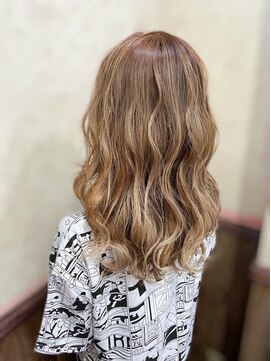 フィックス ヘアー(FIX hair) ミルクティーバレイヤージュ/ハイライトカラー/ニュアンスカラー