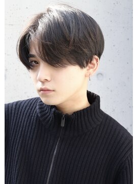 ネイビー(NAVY) ワックスなし!カットのみでかっこいいハンサムマッシュ