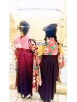 ヘアメイク ジェイエム&nbsp;編みおろしアレンジ