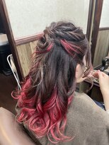 ディー エメ(D-aimer-)&nbsp;ねじりハーフアップ　【ヘアセット】