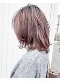 【#sister#上野丘】シャドールーツ×ピンクベージュ
