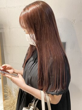 コフィー バイ メルト 吉祥寺(cofy by melt) 【中澤彩乃】ピンクベージュチェリーレッドケアブリーチ