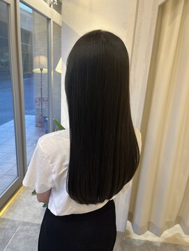 トゥーリ 長崎住吉店(tuuli) tuuli☆30代40代ペールベージュ切りっぱなしロング　58