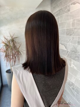 ジル アンク(Jill ankh) 《Jillankh姫路駅前》オリーブベージュ　ブリーチなし　赤み消し