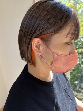 フェリア サウスガーデン(felia southgarden) 大人可愛いイヤリングカラーオレンジ