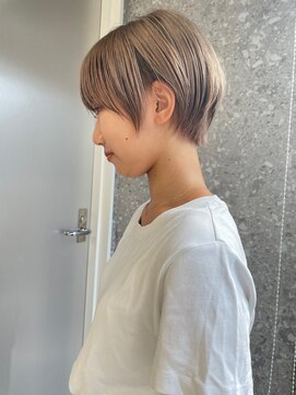 サンク 原宿 表参道(cinq) ショートヘア×ローライトカラー