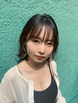 シュク 高円寺(SYUK)&nbsp;kanna【 高円寺 中野 】くびれボブ/イヤリングカラー