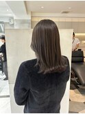 <haruka>ブリーチなしダブルカラーの透け感ラベンダーグレージュ