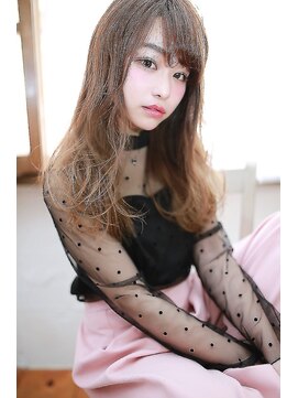 ラフィスヘアー クロム 大宮店(La fith hair chrome) 【La fith】 大人可愛いセミロングスタイル