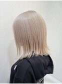【岡町/ケアブリーチ】艶ハイトーン/ブロンド/ホワイトブロンド