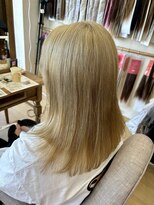 ジュジュル 稲毛本店(jujur)&nbsp;グレージュ/レイヤーロング/ミルクティーピンク/ブリーチ/稲毛駅