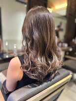 ヘアリゾート粋 ティガ 池袋店(tiga) ゆるふわカール/ミルクティーアッシュブラウン