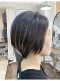 質感アップショートスタイル