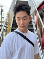 アイズ 海老名(AIZU)&nbsp;スパイキーショート メンズカット ベリーショート 眉毛