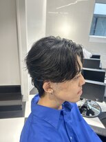 オーシャントーキョー(OCEAN TOKYO)&nbsp;メンズパーマツイスパ波巻きスパイラルマッシュセンターパート