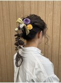 ポニーテールアレンジ