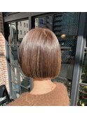 白髪ぼかし/30代40代50代/大人ショート/グレージュ