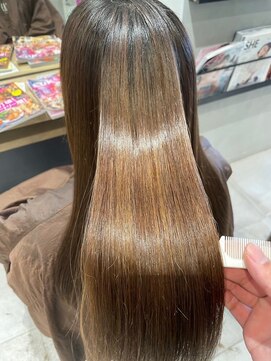 ヘアメイクアース 八潮店(HAIR & MAKE EARTH) 大人20代30代40代・艶感・ストレート