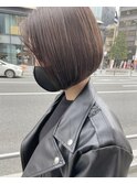 ボブ/地毛風カラー/ブリーチなし/NOBU