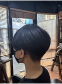 ミニウルフ/デジタルパーマ/チェリーブラウン[鎌取/石橋］