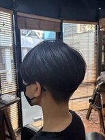 ロッソバイアルター 鎌取(ROSSO by aL-ter)&nbsp;ミニウルフ/デジタルパーマ/チェリーブラウン[鎌取/石橋］