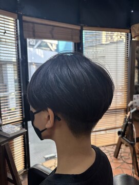 ロッソバイアルター 鎌取(ROSSO by aL-ter) ミニウルフ/デジタルパーマ/チェリーブラウン[鎌取/石橋］