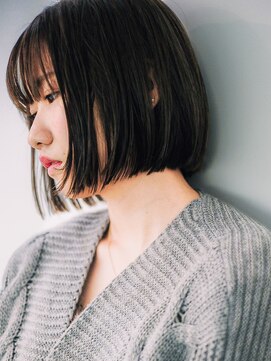 エマ 照国店(EMMA) ボブ　肩につかない長さ　白髪染め/白髪改善