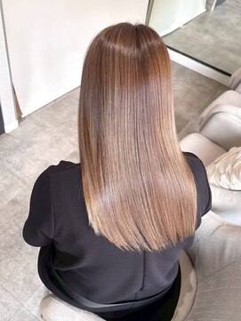 ナンバー ジルバ 立川(N° jillva) 韓国顔まわりレイヤーカット髪質改善透明感カラー20代30代40代