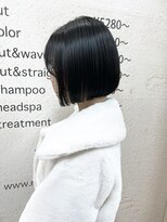 モリオ フロム ロンドン サッポロファクトリー店(morio FROM LONDON) 【morio】札幌ボブ ぱつっと黒髪ナチュラルボブ