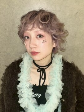 ラック 表参道(LUCK) ニュアンスカラー/ブリーチ/デザインカラー/ピンクグレージュ