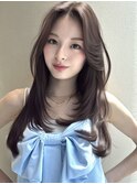 【MINX】顔周り似合わせカット＋デザインカラーベージュ_銀座