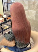 色落ちまで可愛いピンクベージュ