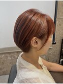 ◎乾かすだけでまとまる丸みショートボブ丸