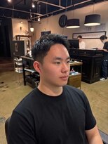 ワンワンオー バーバーショップ 博多店(@110 BARBER SHOP)&nbsp;ツーブロックショートカルマヘアスリックバックジェットフェード