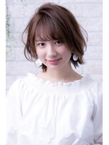 ヘアーアートシフォン 池袋西口店(Hair art chiffon)&nbsp;たまねぎアレンジくびれセミディ大人かわいいエッジショート