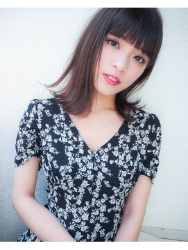 ボタン テンジン(VOTAN tenjin) 【Votan 北村】切りっぱなしボブ×ストレートバング