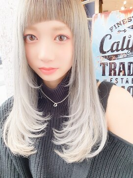 セシルビー 等々力店(SECILB) 透明感ホワイトアッシュグレージュ