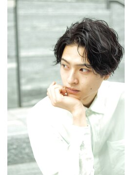 ユーフォリア 渋谷グランデ(Euphoria SHIBUYA GRANDE) アップバング☆ニュアンスマッシュ/アッシュカラー