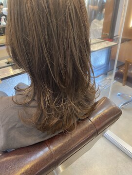 リドル ヘアー 駒生店(Riddle HAIR) ミディアムウルフ